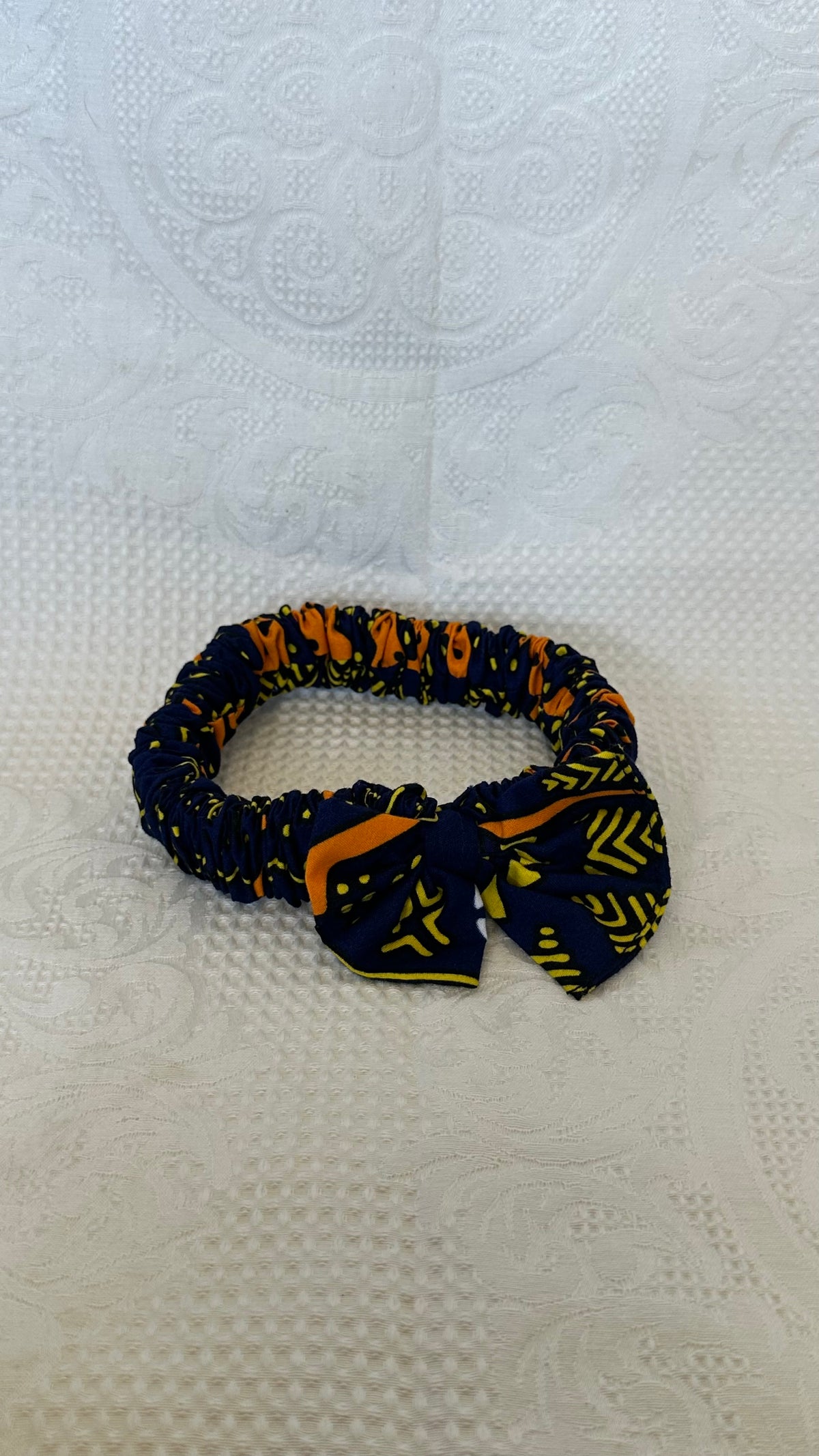Afrika Bandana No.5 - Turuncu Çizgili